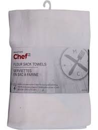 Serviettes En Sac A Farine Master Chef Paq 4 Canadian Tire