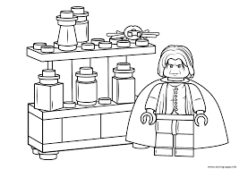 Lego Severus Snape Harry Potter Coloring Pages Printable