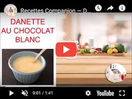 Danette Au Chocolat Blanc Recette Companion Moulinex Companionetmoi Chocolat Blanc Recette Companion Moulinex Creme Dessert Chocolat