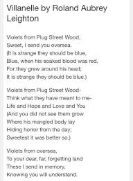 Villanelle Roland Leighton Google Search Poetry Text Words Healing Words