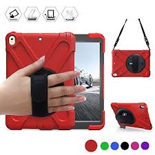 23 99 Braecn Ipad Air 10 5 2019 Case Adjust Shoulder Strap Rugged Heavy Duty Tough Protective Drop Shockproof Silicone Carry Kid New Ipad Ipad New Ipad Pro