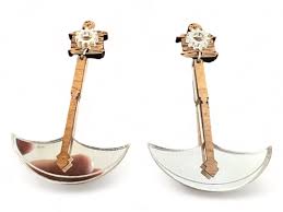 Medieval Swinging Pendulum Post Earrings