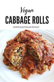Cabbage Rolls Made With A Vegan Twist Steamed Cabbage Stuffed With Hearty Lentils Brown Rice Mus Vegetarian Recipes Healthy Vegetarian Recipes Vegan Recipes