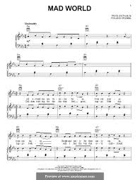 This single was also the band's first internation. Mad World Gary Jules Michael Andrews Von R Orzabal Auf Musicaneo