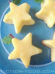 Food Adventures In Fiction Paopu Fruit Star Cake For The Kingdom Hearts Series Food Star Cakes Kingdom Hearts