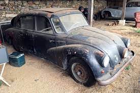 1948 Tatra T87 That Was Found In Virginia Is Now For Sale Old Classic Cars Abandoned Cars Classic Cars