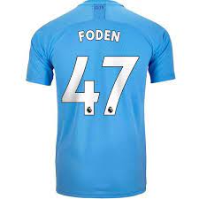 The 2020/21 manchester city home kit has been revealed. Puma Men S Manchester City Phil Foden 19 20 Home Jersey W Epl Champions Poppy Patch Team Light Blue In 2021 Manchester City Jersey Design Premier League Champions