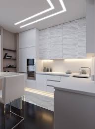 Every room has a tone, such as formal or modern. Led Strip Lights In Modern Kitchen Design Interior Design Kitchen Kitchen Interior Grey Kitchen Interior