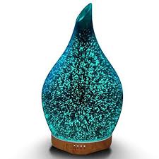 Aroma Diffuser Aromatherapie 280ml Ultraschall Kalter Nebel Luftbefeuchter 3d Effekt 7 Farben Led Nachtlicht Wasserl Raumduftspray Atherische Ole Aromatherapie