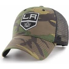 47 Brand Los Angeles Kings Nhl Mvp Branson Camouflage Trucker Hat