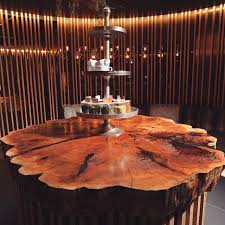 Phenomenal Wooden Table For The Wellness Area In An Austrian Hotel Near Salzburg Stammdesign Hotel Interior Woodwor Rustic Dining Table Table Dining Table