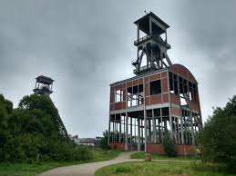 Op de hoge toppen kunnen wandelaars… Mine Towers At The National Park Connecterra In Maasmechelen Belgium Steemit