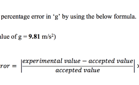 This free percent error calculator computes the percentage error between an observed value and the true value of a measurement. What Is The Formula For Percentage Error