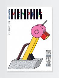 Memphis 1984 Exhibition Tahiti Poster By Art Aid Memphis History Design Architecture Poster