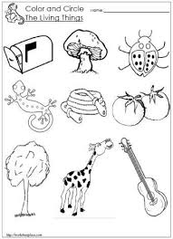 Projects To Try Living And Nonliving Preschool Science Kindergarten Worksheets