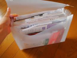 100均のドキュメントファイルで取扱説明書の収納 : Neigeノ庭カラ