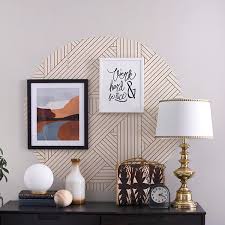 Check out our gold wallpaper selection for the very best in unique or custom, handmade pieces from our wall decor shops. How To Create A Circle Accent Wall With Wallpaper Delineate Your Dwelling