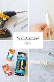 Wall Anchor 101 How To Use In Drywall The Diy Playbook In 2020 Wall Anchors Diy Playbook Work Diy