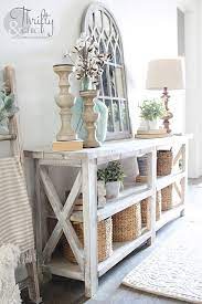 Diy Rustic X Console Table Wood X Console Table Tutorial Entry Way Decor And Decorating Ideas Entryway Table Decor Farmhouse Console Table Diy Console Table