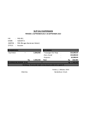 Bagaimana cara membuat slip gaji karyawan yang baik dan benar? Xls Vanli Slip Gaji Hasjrat Abadi Academia Edu