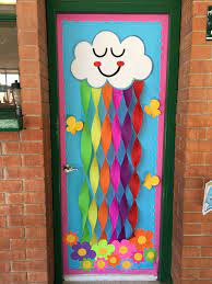 Puerta Primavera Diy Classroom Decorations School Door Decorations Spring Classroom Door