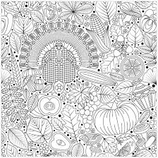 A pumpkin illustration with henna designs for halloween! Pumpkin Coloring Pages For Adults