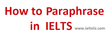 How To Paraphrase Successfully In Ielts