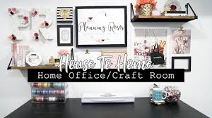 An inspiring and organized home office by amy at 11 magnolia lane. Home Office Craft Room Makeover House To Home Series Youtube