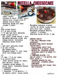 Nak lagi sedap, makan sejuk2 fullammakkk terpejam mata makan wey. Nutella Cheesecake Cake Recipes Nutella Cheesecake Recipes