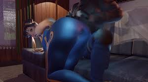 Chun Li spanked with sound
