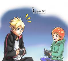 Boruto Uzumaki And Kazui Kurosaki W By 912naruhina Deviantart Com On Bleach Anime Anime Anime Crossover