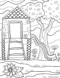 Playground coloring page | free printable coloring pages. Summertime Printables Classroom Doodles