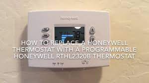 You can change the temperature display by accessing function 14 in the system settings and switching to 1 or 0. Installing A Honeywell Programmable Thermostat Youtube