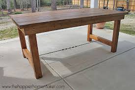 Outdoor deck benches and outdoor tree benches. Diy Outdoor Dining Table Projects The Garden Glove