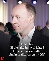 Jussi Halla-aho haluaa padota kriisitunnelmia perussuomalaisissa.  https://www.iltalehti.fi/politiikka/a/933eb435-c02e-4340-b03d-29d575626485