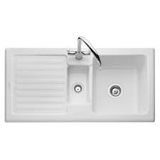 In general, avoid any cleanser that is abrasive or that would scratch glass if you are cleaning a black sink made of any type of material. Rangemaster Rustic Crt10202wh Ceramic Sink Kitchen Sinks Taps