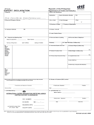 Export Declaration Fill Out And Sign Printable Pdf Template Signnow