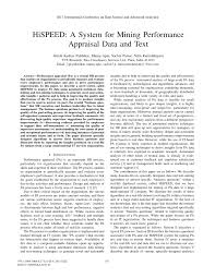 Follow steps 1 to 3 as given on fill appraisal form. Pdf Hispeed A System For Mining Performance Appraisal Data And Text