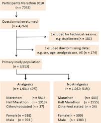 flow chart of the evaluation of the marathon half marathon