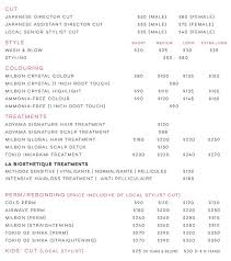 Get salon prices, coupons, hours and more. Price List Aoyama Hair Studio Japanese Salon Singapore