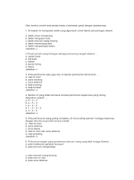 Pukulan melambung, mendatar, dan merendah. Soalllll