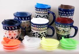 Our unikat pieces are handcrafted in boleslawiec available in a variety seasonal of patterns, our handmade polish pottery mugs are one of terri's favorite products! Lid