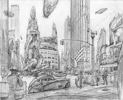 Artstation Art Deco Longque Chen Art Deco Art Futuristic City