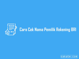 Cara cek identitas lewat no rekening bank bri, bni, bca. 3 Cara Cek Nama Pemilik Rekening Bri Cepat Mudah 2021 Cek Atm