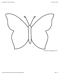 Printable simple butterfly coloring pages, coloring sheets and pictures. Simple Butterfly Coloring Page Insects Butterfly Outline Simple Butterfly Butterfly Coloring Page