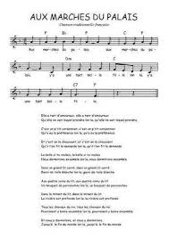 Aux Marches Du Palais Partition Gratuite Partitions Clarinette Partitions Ukulele Partition Accordeon