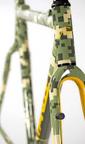 Digital Camo On Parlee Cx Bike Paint Bike Bicycle Painting Bicycle Design