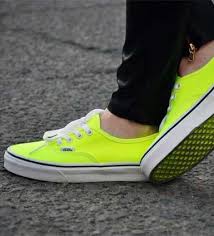 Black And Yellow Vans Shoes Vans Authentic Men S At Eastbay Neon Vans Shoes Yellow Vans