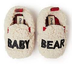 Dearfoams Baby Bear Closed Back Slippers Qvc Com In 2021 Bear Slippers Baby Bear Baby Shoes