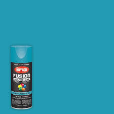 Krylon Fusion All In One Satin Lagoon Blue Spray Paint And Primer In One Net Wt 12 Oz Lowes Com Blue Spray Paint Red Pepper Spray Red Spray Paint